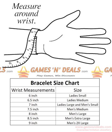 lv bracelet size guide